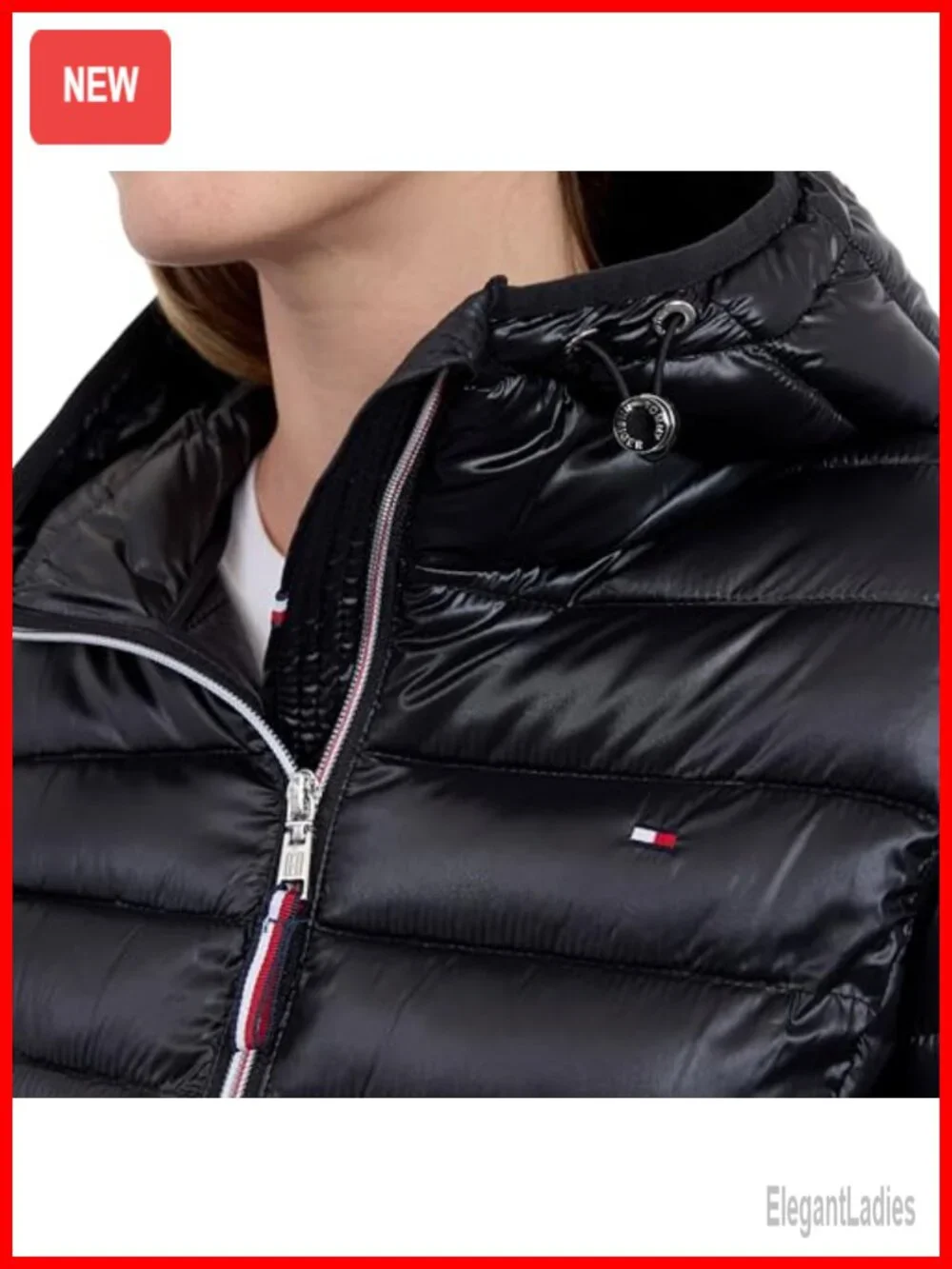 Lightweight Packable Puffer Jacket with Hood and Bag